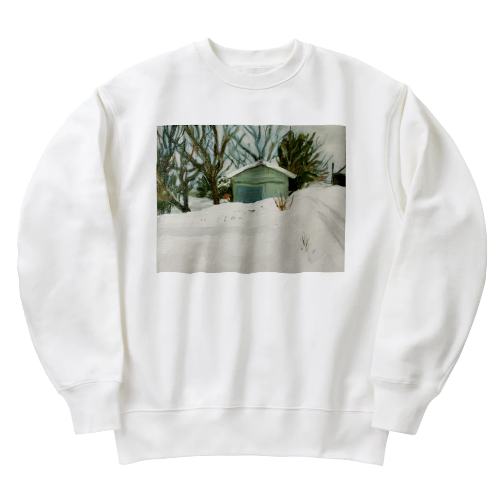 Inabamarieの雪の日 Heavyweight Crew Neck Sweatshirt