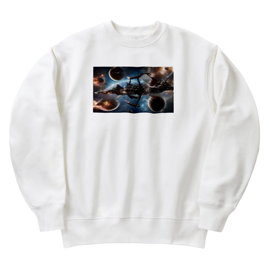 Satoshi27のスペース空間 Heavyweight Crew Neck Sweatshirt