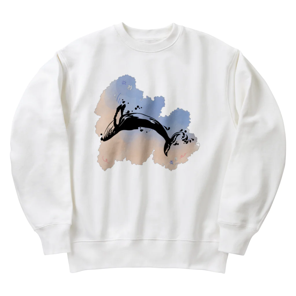 RabbitHouseのクジラ宙返り Heavyweight Crew Neck Sweatshirt