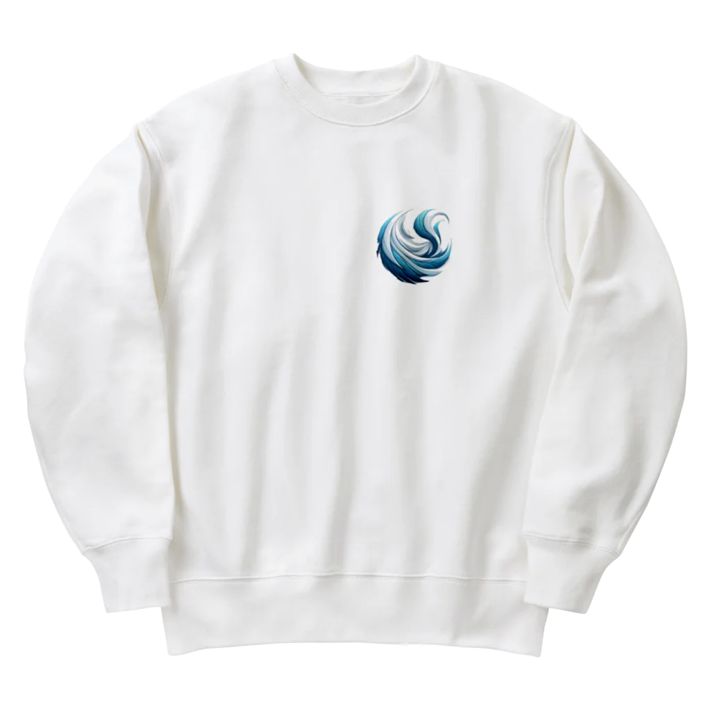 アメーバ2世の氷結の旋風 Heavyweight Crew Neck Sweatshirt