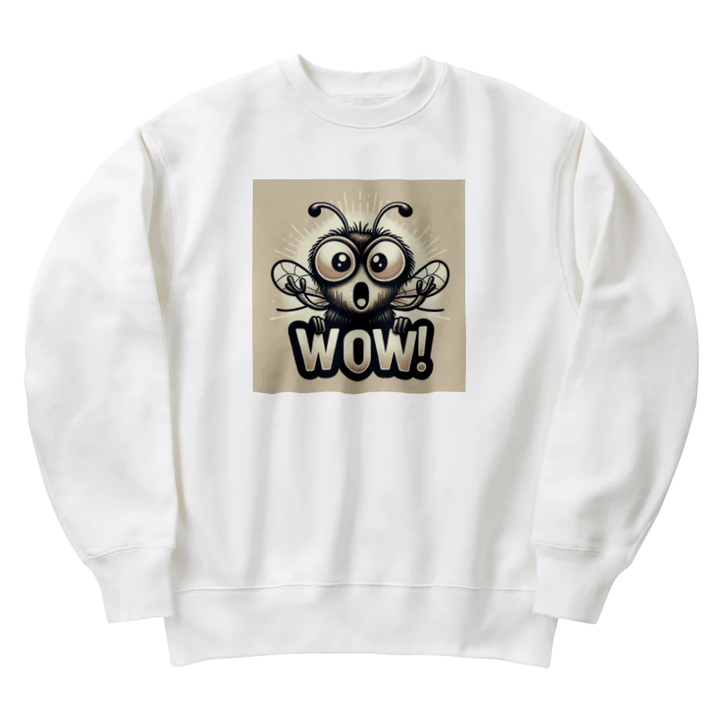 nomkyonのWoW！昆虫！No3 Heavyweight Crew Neck Sweatshirt