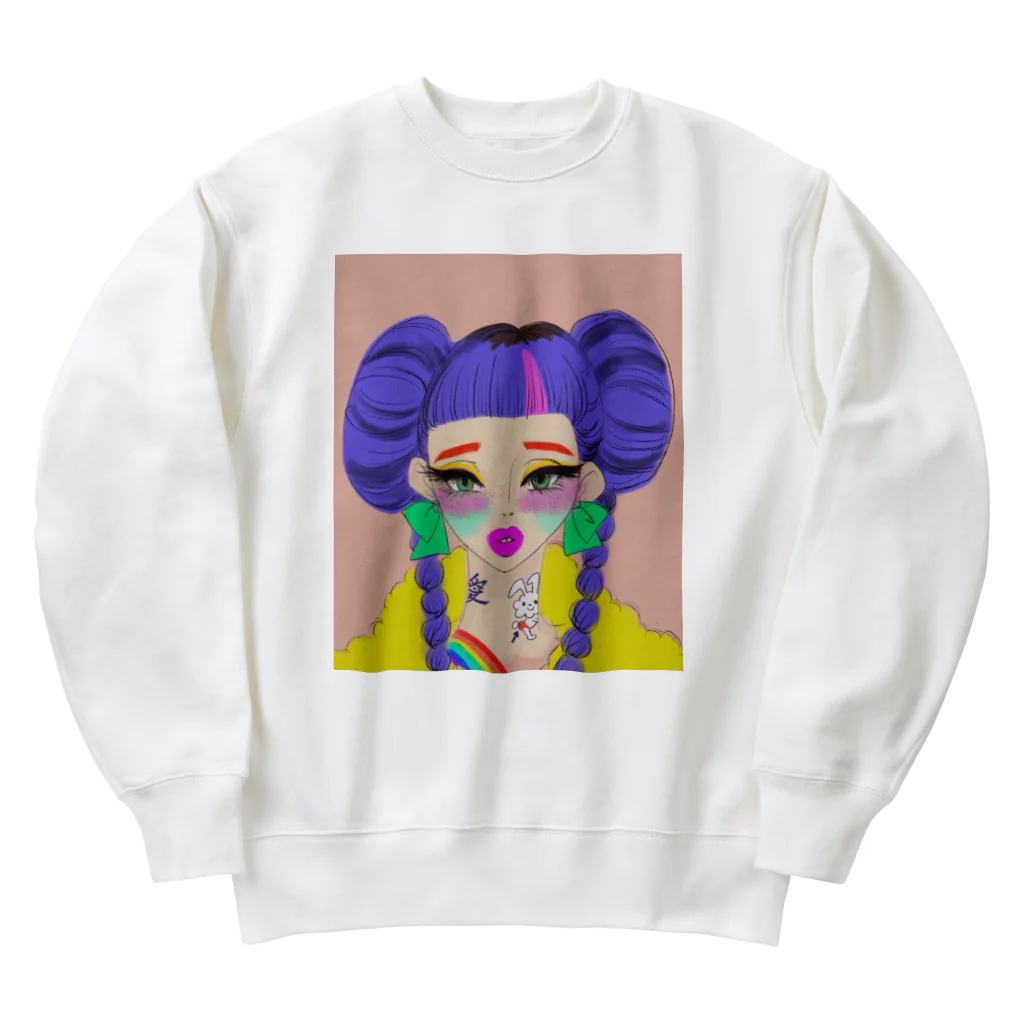 渡辺光一（ピカイチ）のピカイチなラクガキ Heavyweight Crew Neck Sweatshirt