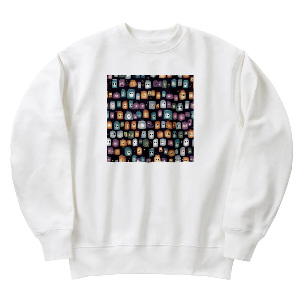 hirooo6432の店の提灯おばけ Heavyweight Crew Neck Sweatshirt