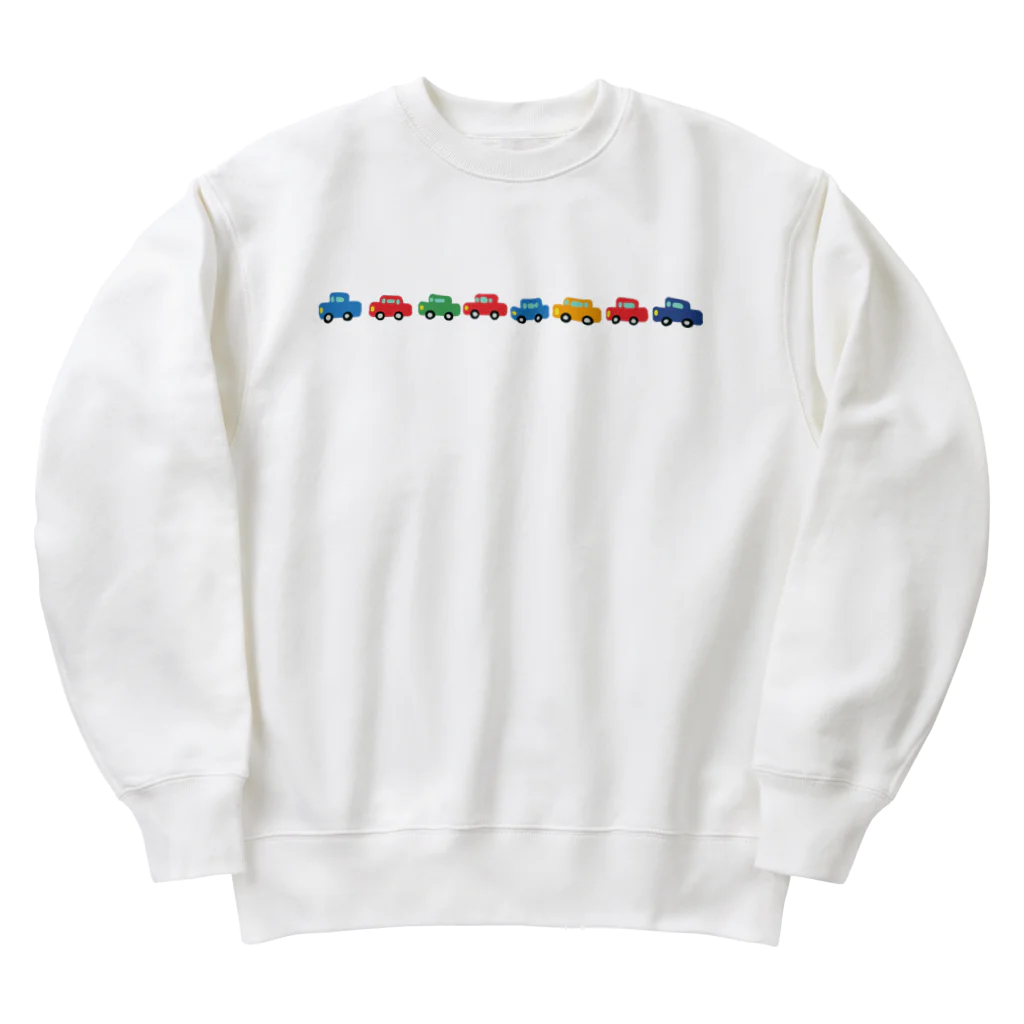 世界の菅野の車が8台 Heavyweight Crew Neck Sweatshirt