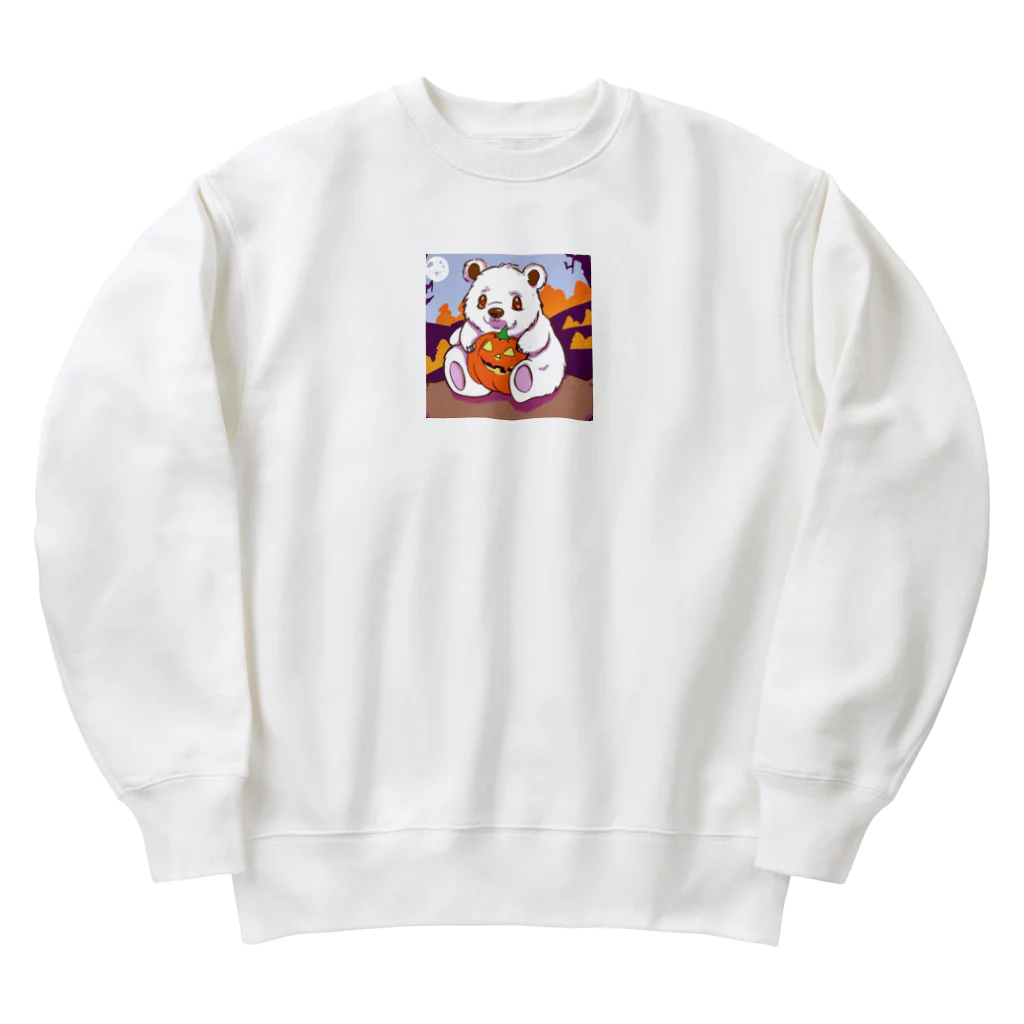 アルト&ウィズのハロウィンクマちゃん🎃 Heavyweight Crew Neck Sweatshirt