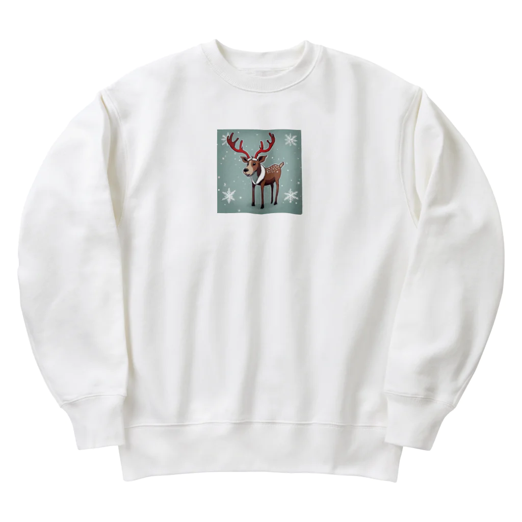 Seyadeのクリスマスに使えるトナカイグッズ Heavyweight Crew Neck Sweatshirt