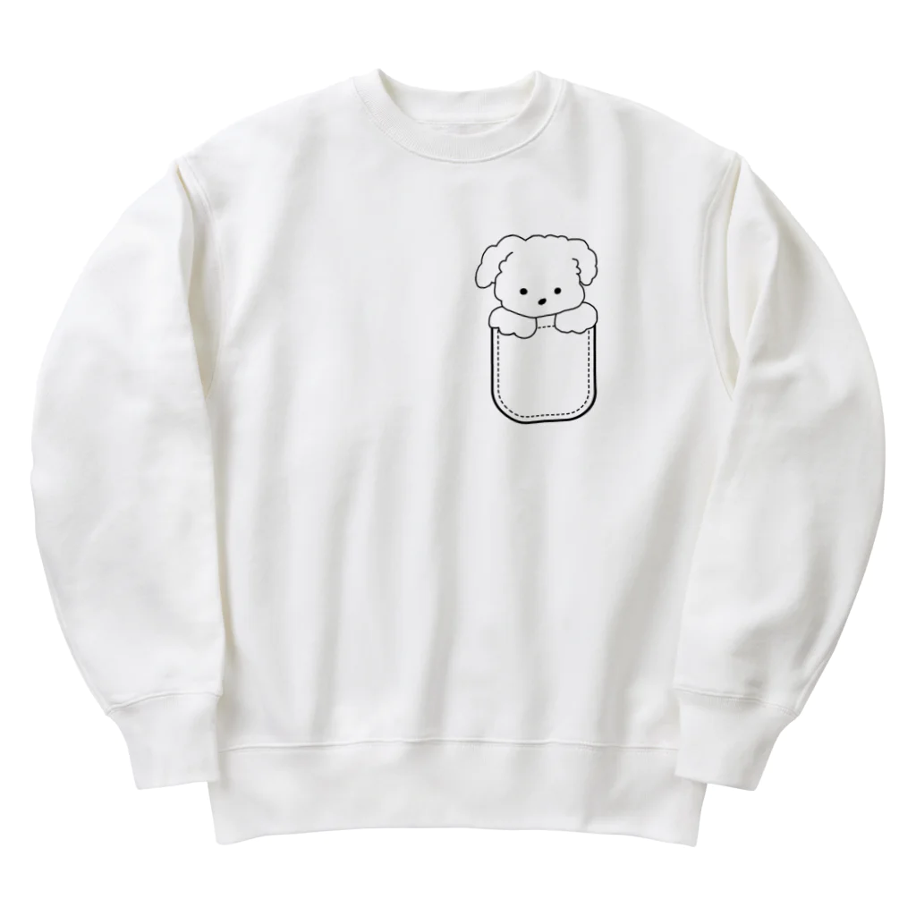 きら星のモフポケ Heavyweight Crew Neck Sweatshirt