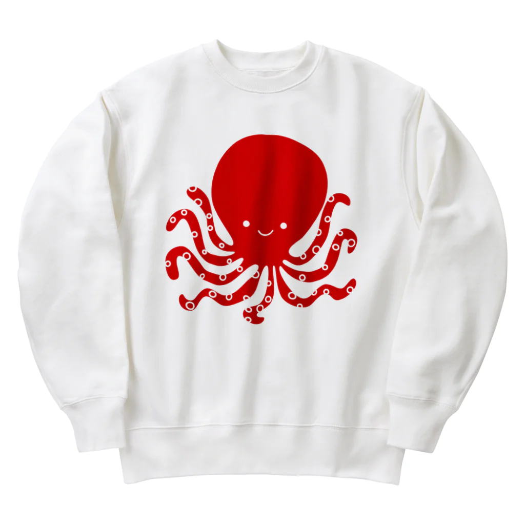 たここ（octopus）のたここ Heavyweight Crew Neck Sweatshirt