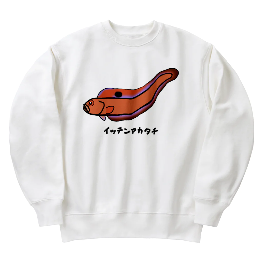 脂身通信Ｚの【魚シリーズ】イッテンアカタチ♪231103 Heavyweight Crew Neck Sweatshirt