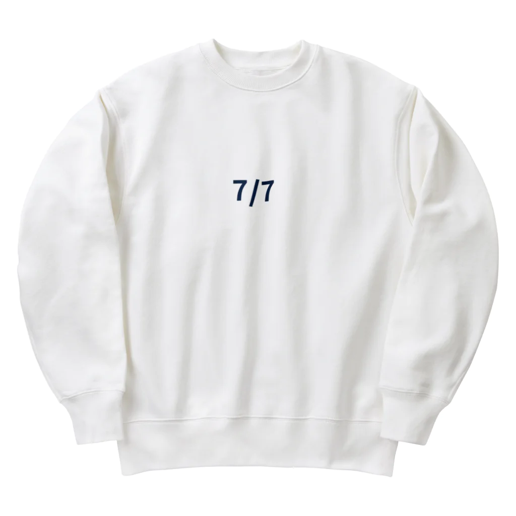 AY-28の日付グッズ7/7バージョン Heavyweight Crew Neck Sweatshirt