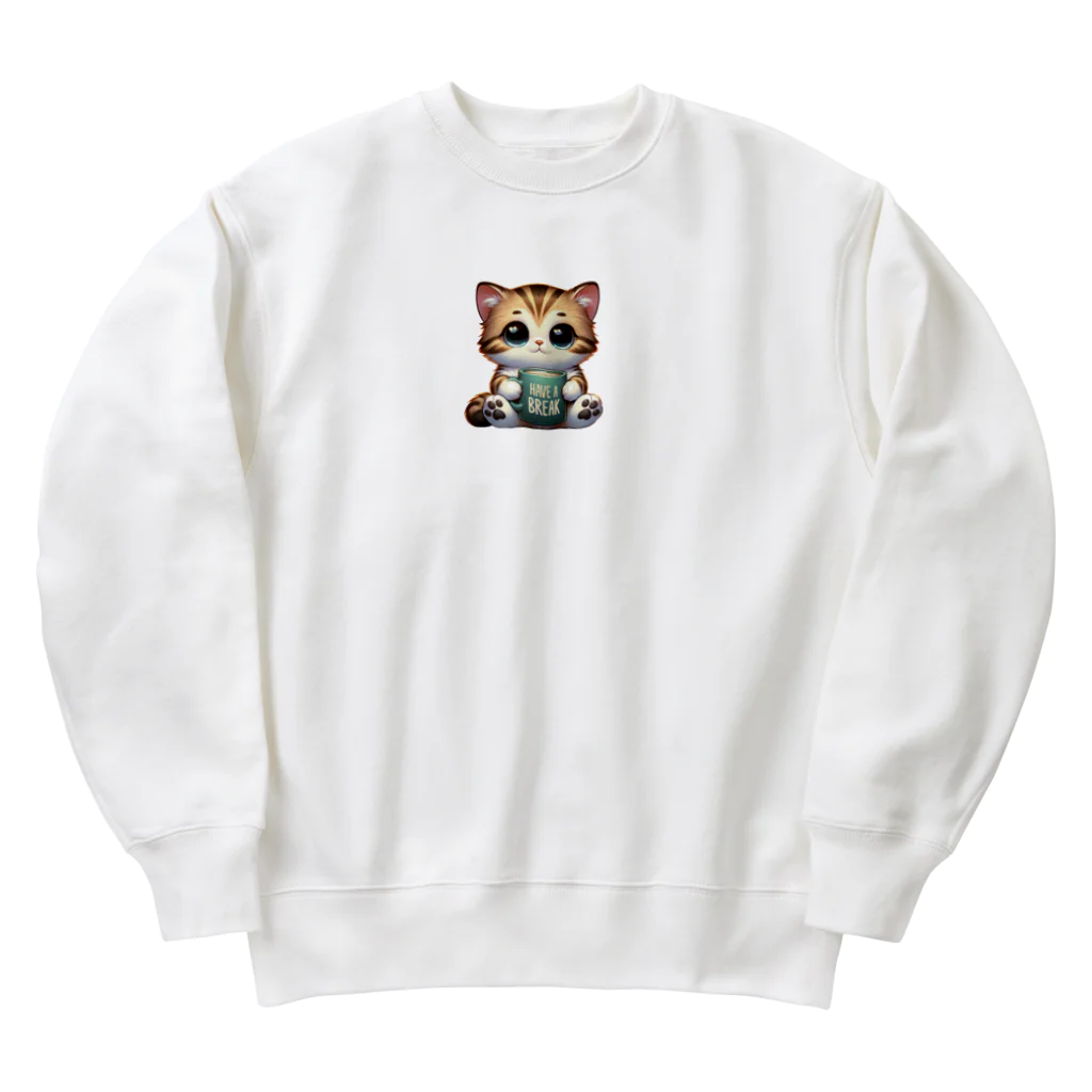 Nekonan Itemsのリラックスタイムキャット Heavyweight Crew Neck Sweatshirt