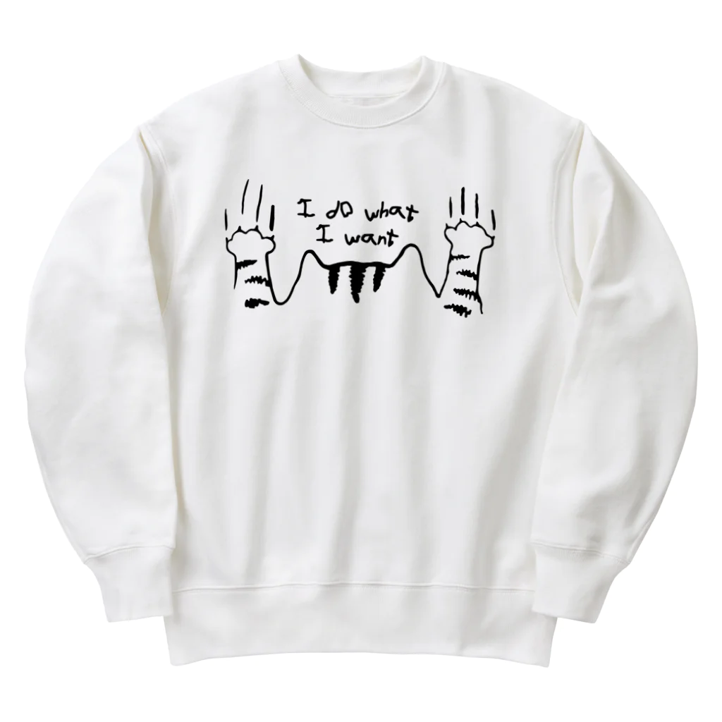 アージーのやりたいことをするにゃ～ Heavyweight Crew Neck Sweatshirt