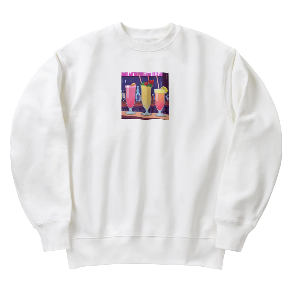 momoka_momoのカクテル Heavyweight Crew Neck Sweatshirt