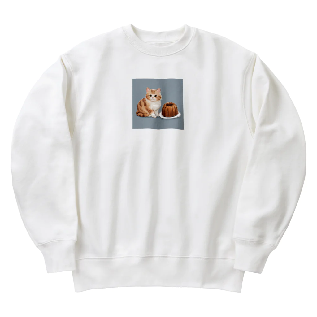 mirum_のカヌレ猫 Heavyweight Crew Neck Sweatshirt