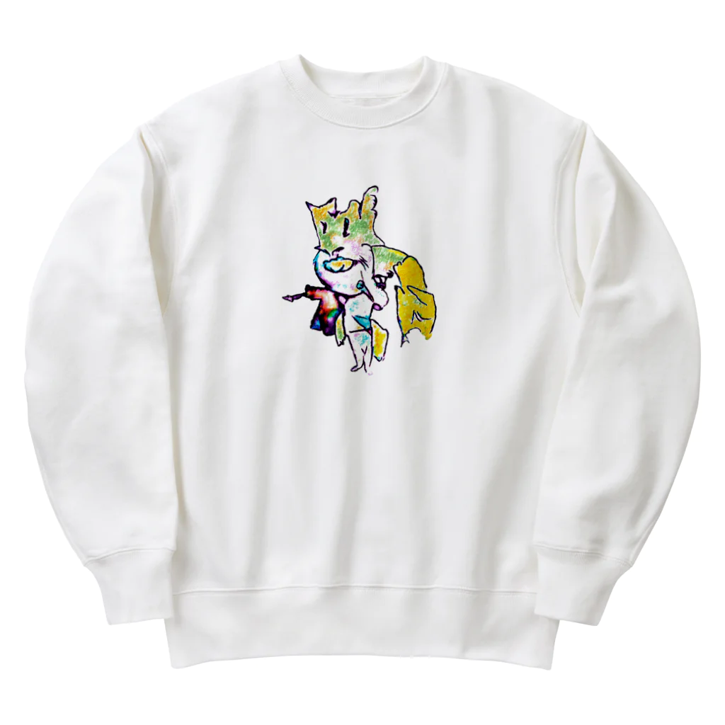 🍩tarojiro(たろじろ) shop🍩のサラリーマン早着替え Heavyweight Crew Neck Sweatshirt