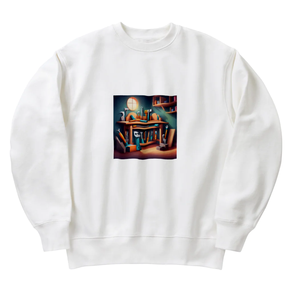 ROGのししゃ君のオリジナルアイテム Heavyweight Crew Neck Sweatshirt