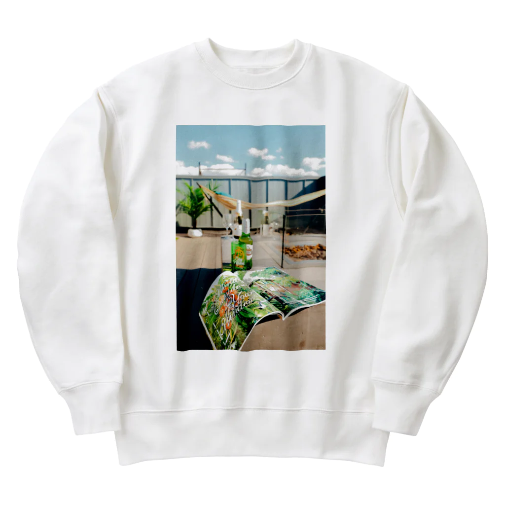 hir00のルーフトップの風景 Heavyweight Crew Neck Sweatshirt