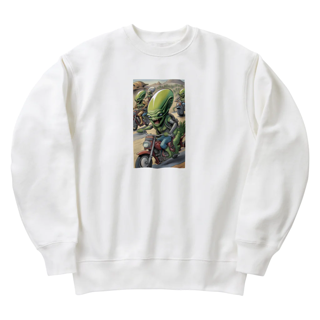 おっちゃんストアの宇宙人ライダー Heavyweight Crew Neck Sweatshirt