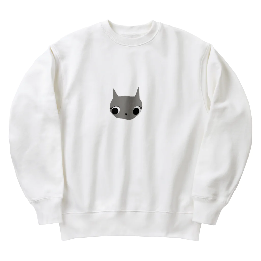 Popo Landのねこの「ね」 Heavyweight Crew Neck Sweatshirt