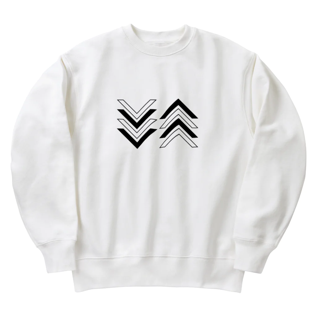 sennoaideaの高低 Heavyweight Crew Neck Sweatshirt