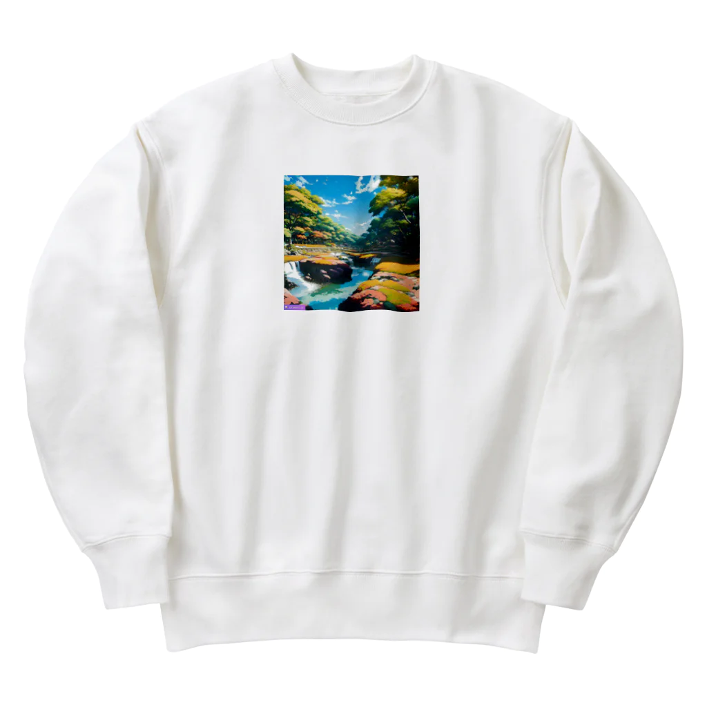 千裕アトリエ（いつもありがとう）の日本庭園 Heavyweight Crew Neck Sweatshirt