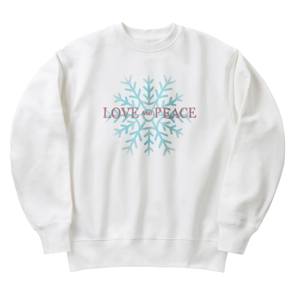 sakuranonakanoharunokazeの雪の結晶 Heavyweight Crew Neck Sweatshirt