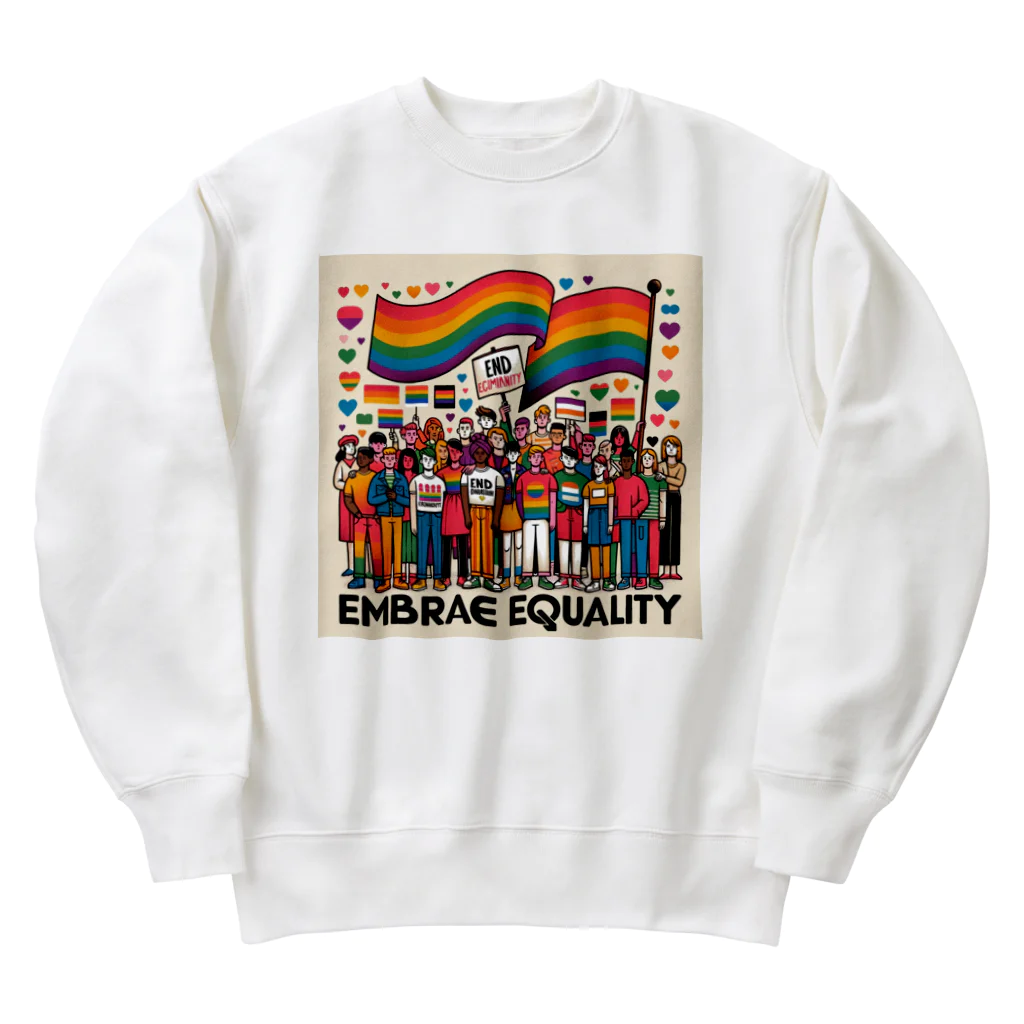 まさききさまのLGBT多様性 Heavyweight Crew Neck Sweatshirt