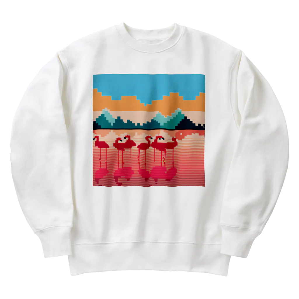 Crook-Aaronのぴくせるふらみんご Heavyweight Crew Neck Sweatshirt