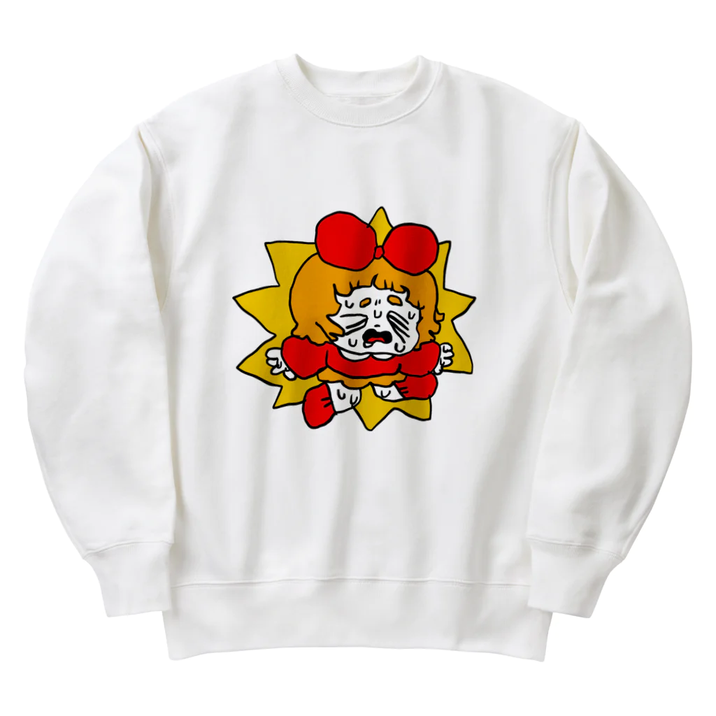 嘘つきちょめこ屋さんのもうだめだ！ Heavyweight Crew Neck Sweatshirt