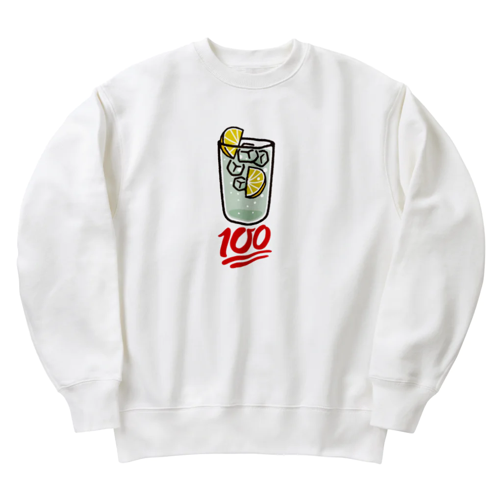 tonikakusakeのレモンサワー100点 大きいロゴ Heavyweight Crew Neck Sweatshirt