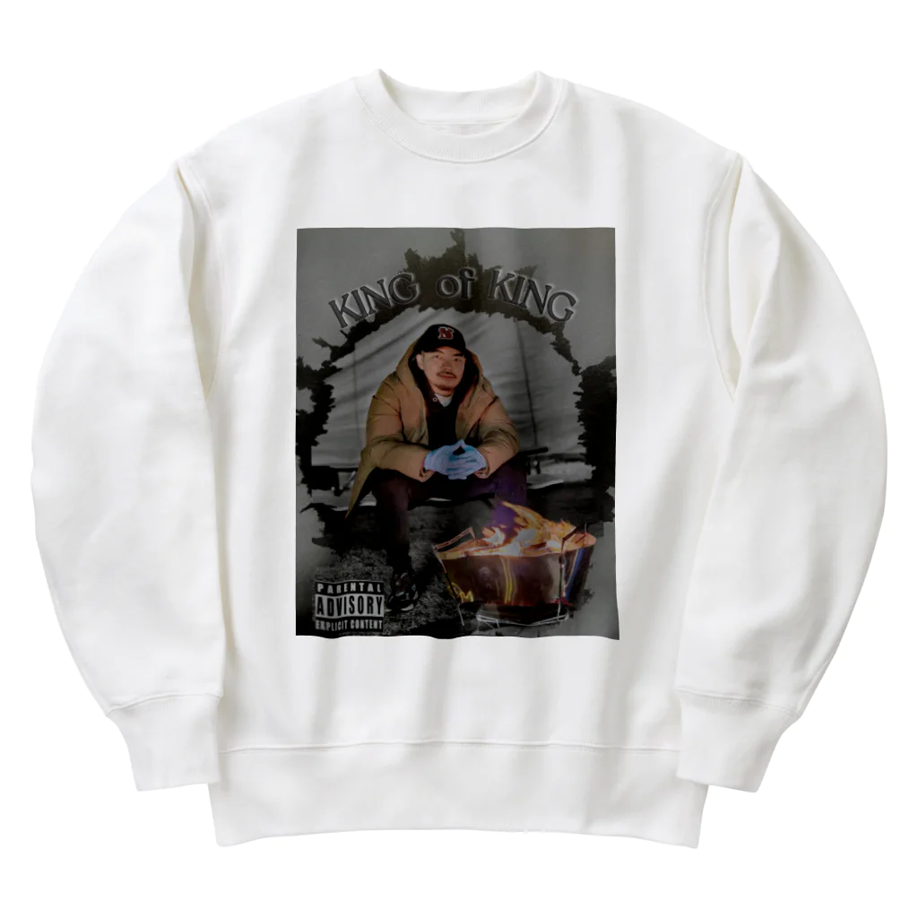 ももた。のきんぐおぶきんぐ Heavyweight Crew Neck Sweatshirt