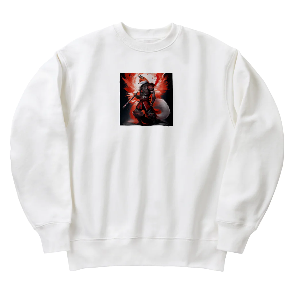 ZZRR12の影を纏う狩人 - Hunter Veiled in Shadow Heavyweight Crew Neck Sweatshirt