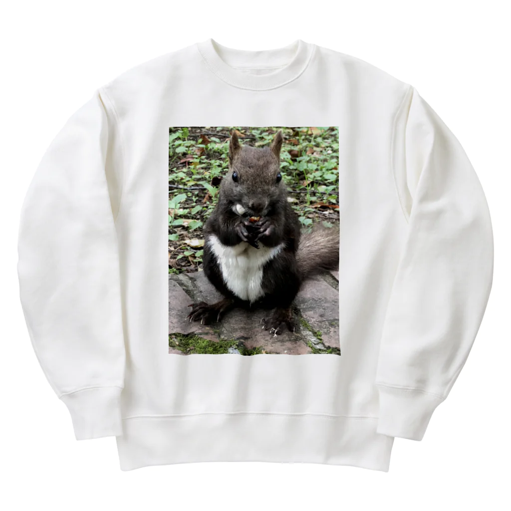 エゾリス@seijiモールのもぐもぐエゾリス Heavyweight Crew Neck Sweatshirt