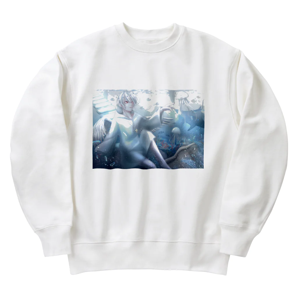 翠の楽園の海 Heavyweight Crew Neck Sweatshirt