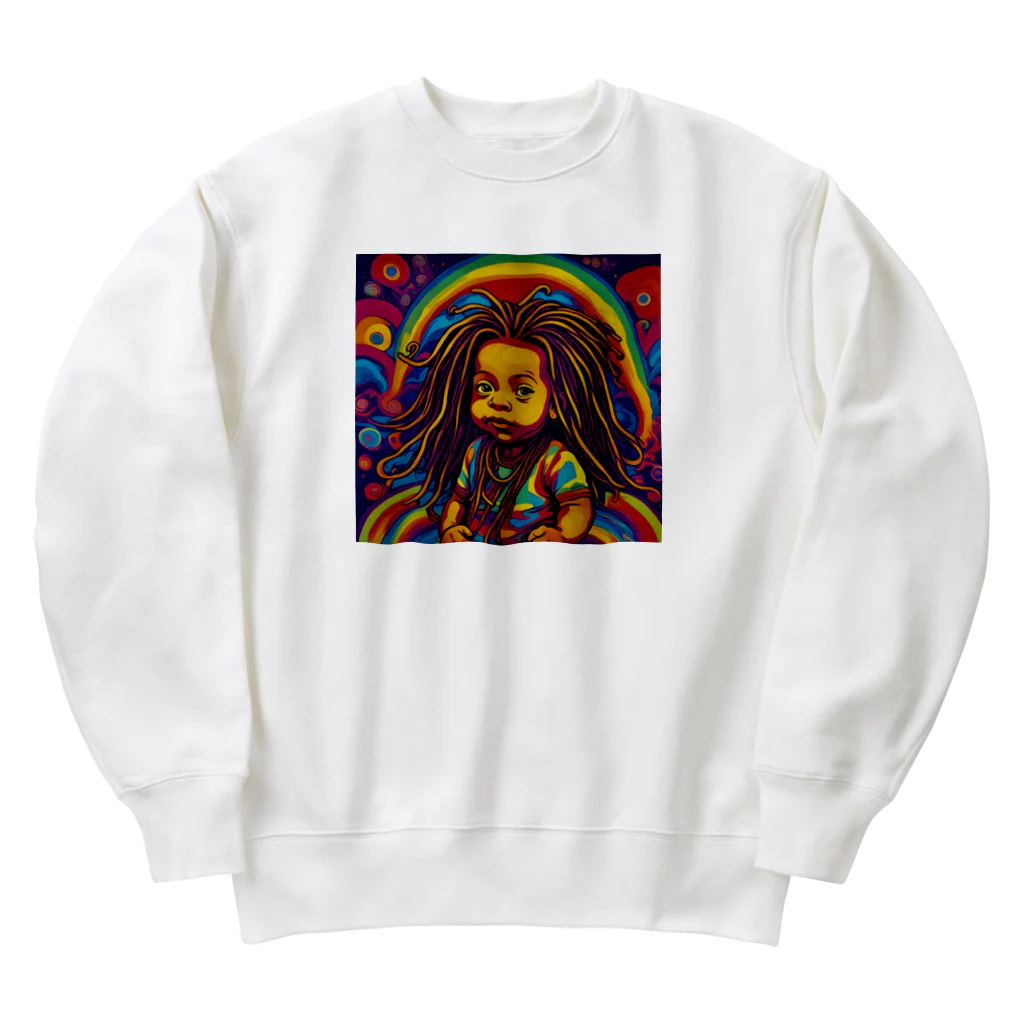 mizu163のドレッドくん Heavyweight Crew Neck Sweatshirt