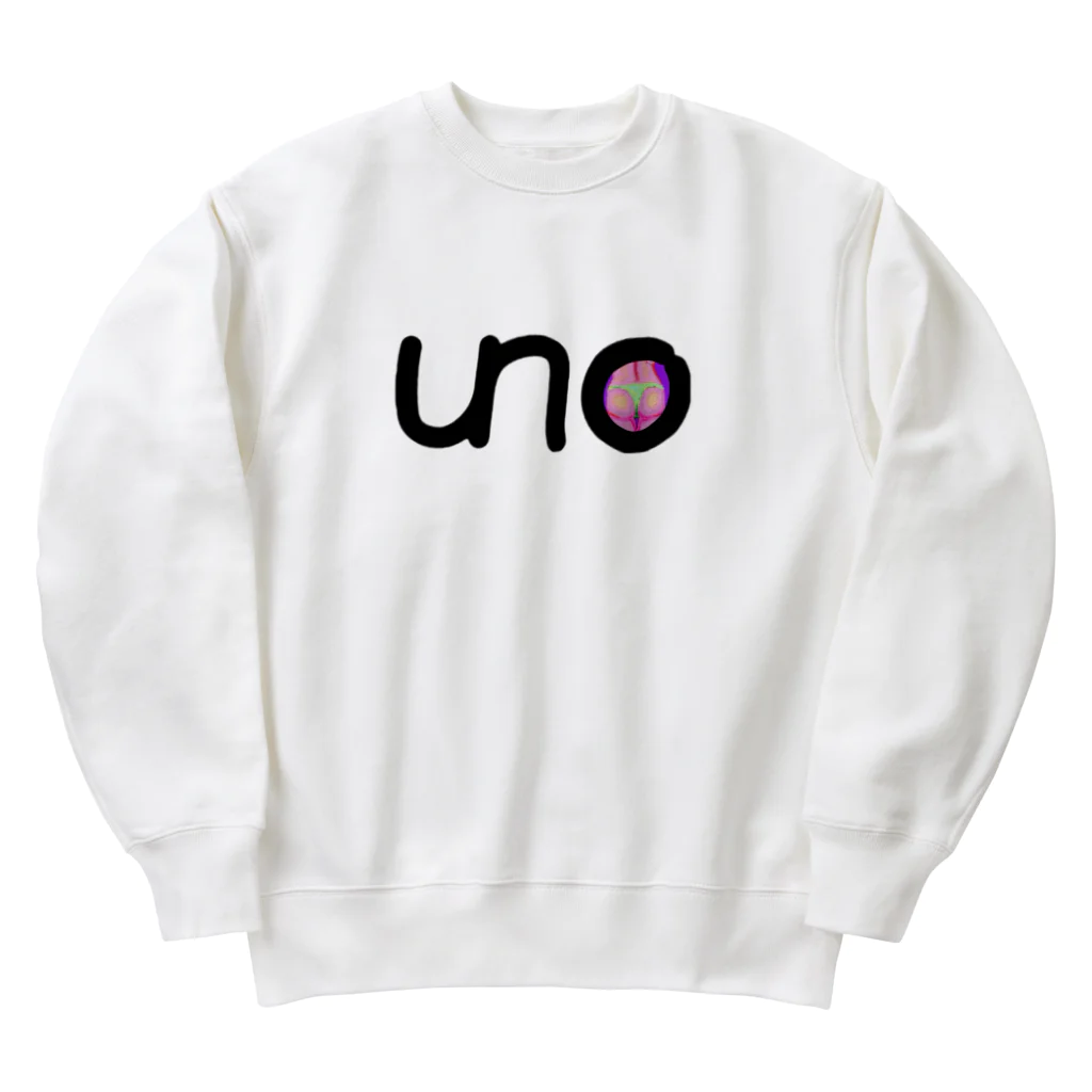 unoのUNOロゴ×ドットビキニヒップ Heavyweight Crew Neck Sweatshirt