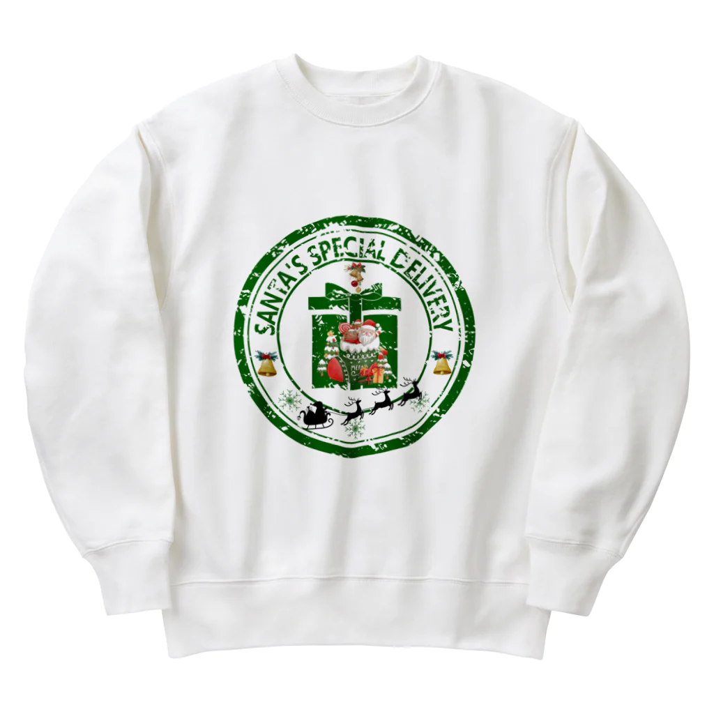 CyberArmadilloのサンタスペシャルデリバリー Heavyweight Crew Neck Sweatshirt