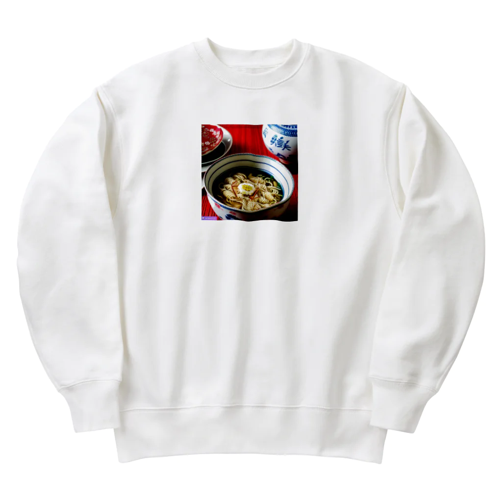 千裕アトリエ（いつもありがとう）の年越しそば Heavyweight Crew Neck Sweatshirt