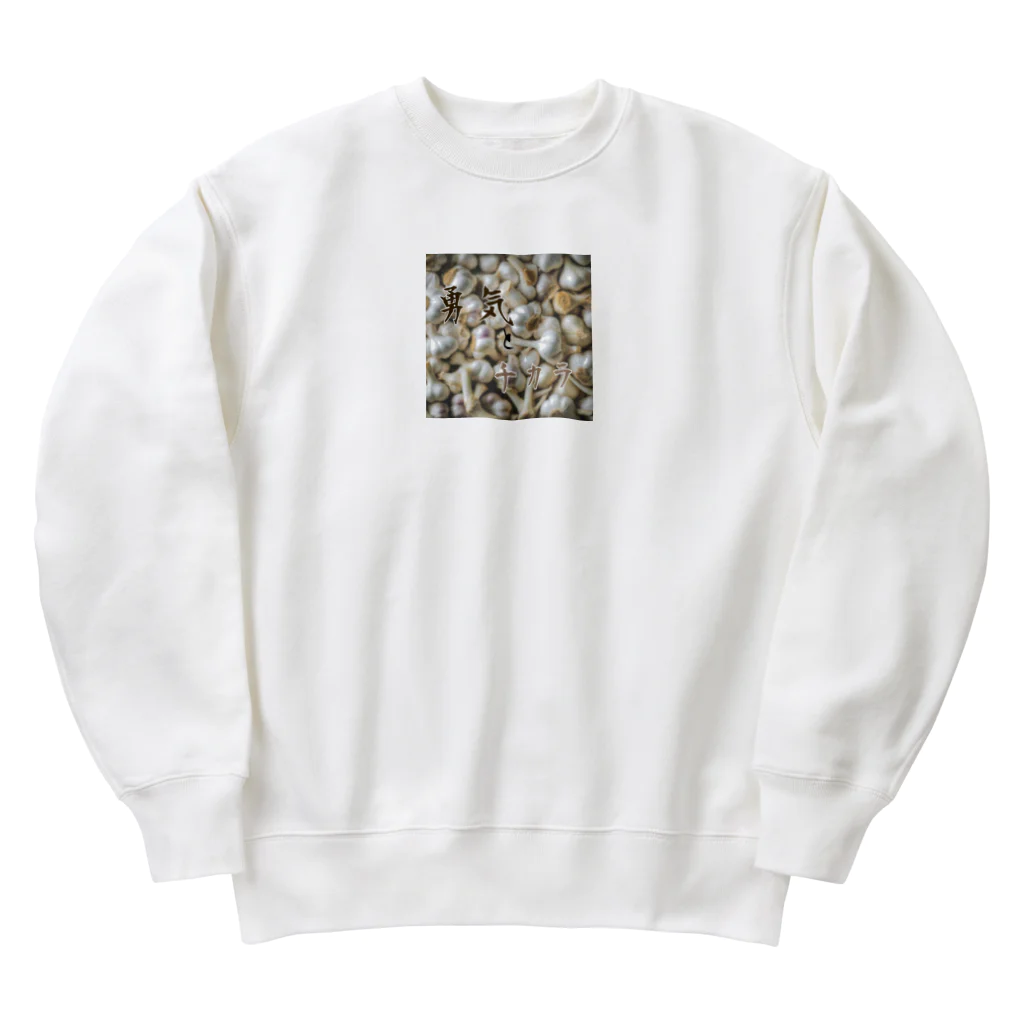 はしかみにんにくSHOby AYA HARUのにんにく花言葉 Heavyweight Crew Neck Sweatshirt