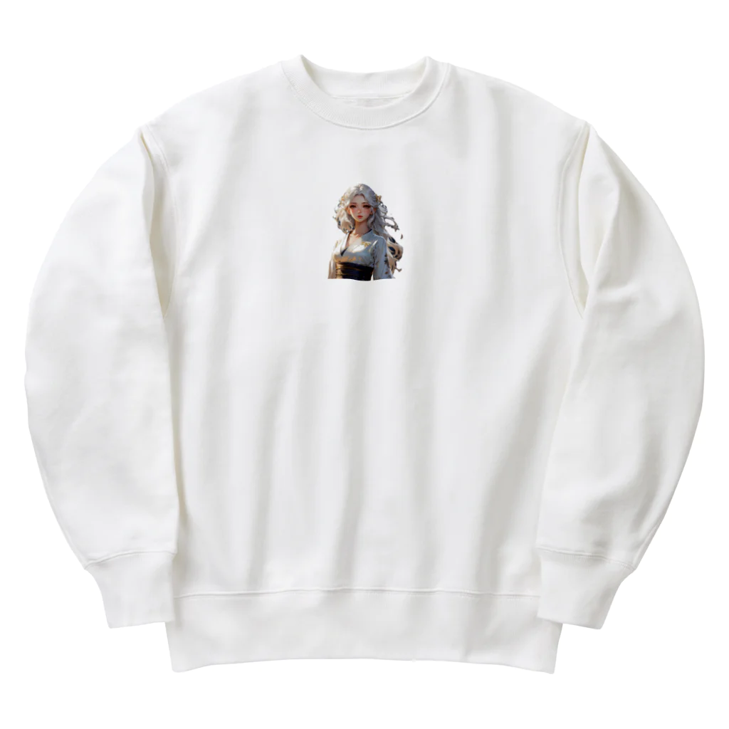 pe_taroのArt和服美女！ Heavyweight Crew Neck Sweatshirt