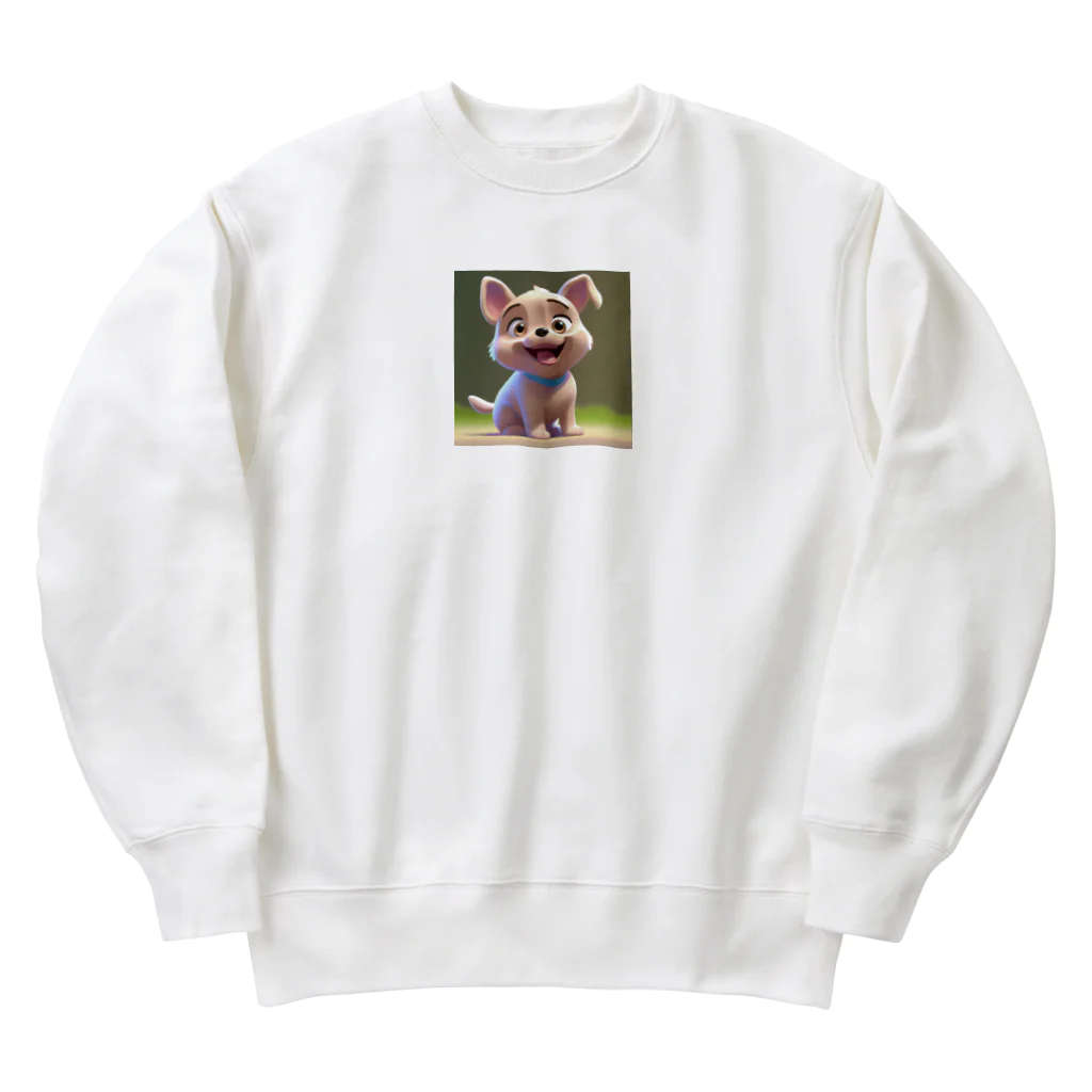 sobamaniaのスマイルドッグ Heavyweight Crew Neck Sweatshirt