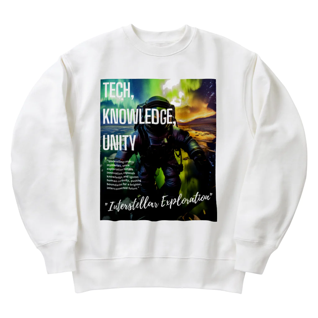 KazuShopの宇宙探検 Heavyweight Crew Neck Sweatshirt