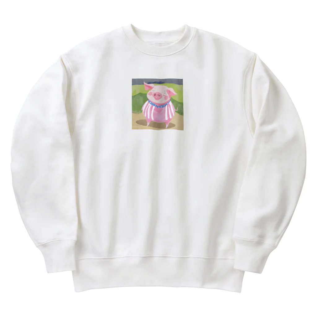 Yumexの豚のブーちゃん Heavyweight Crew Neck Sweatshirt