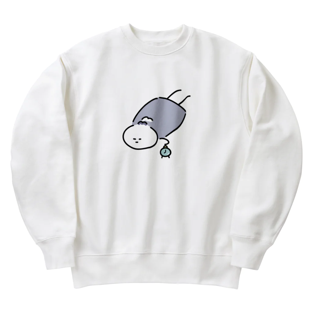 モゴモゴSHOPの起きれんのよ Heavyweight Crew Neck Sweatshirt