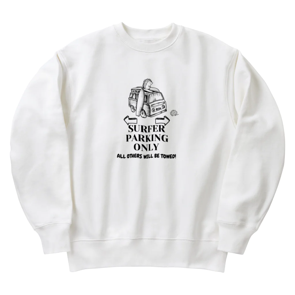 CyberArmadilloのサーファーパーキングオンリー Heavyweight Crew Neck Sweatshirt