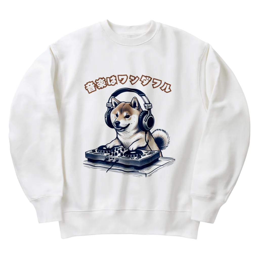 yu-ta_05の豆柴のビートラボ Heavyweight Crew Neck Sweatshirt