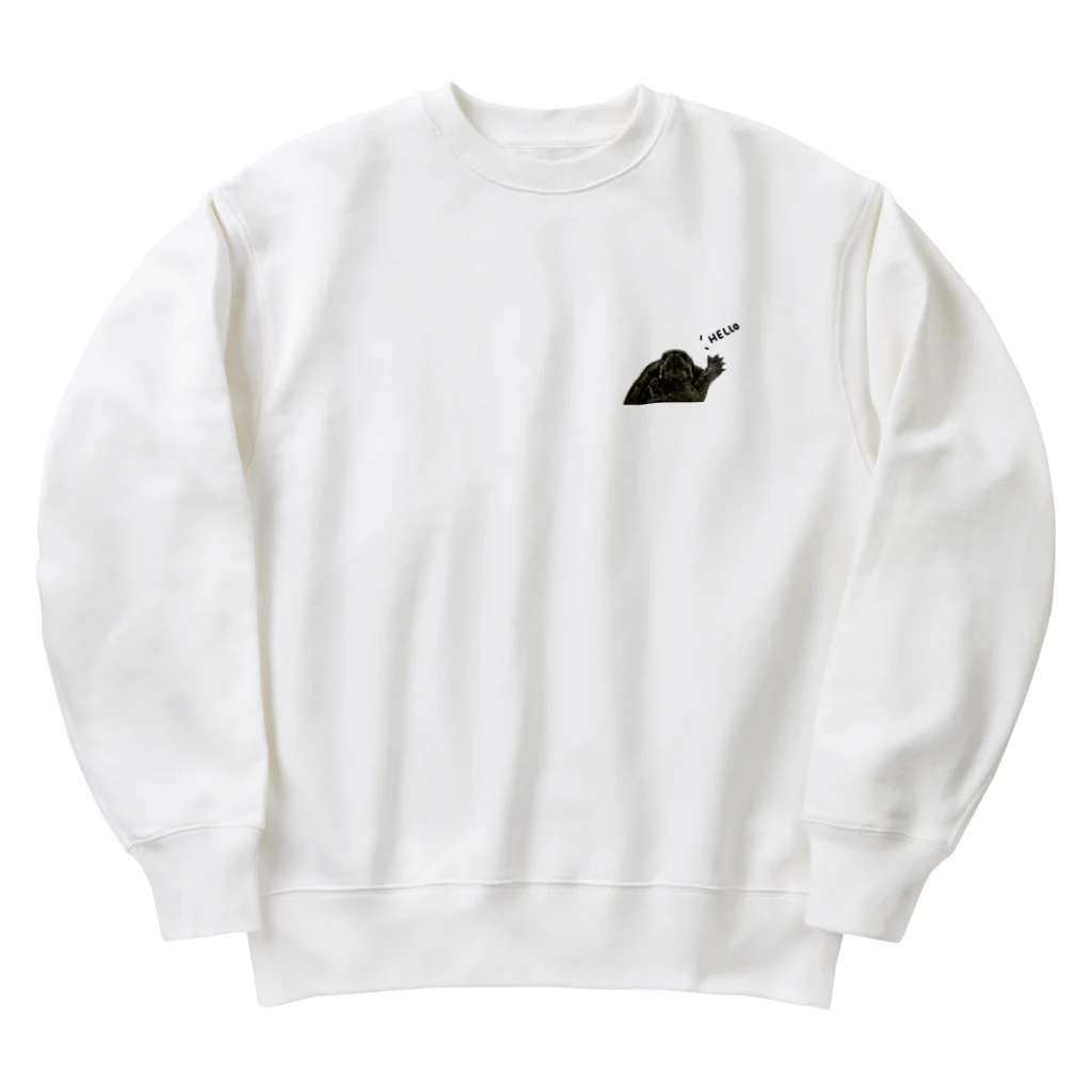 ミシニのコテちゃんのコテちゃんHello！ Heavyweight Crew Neck Sweatshirt