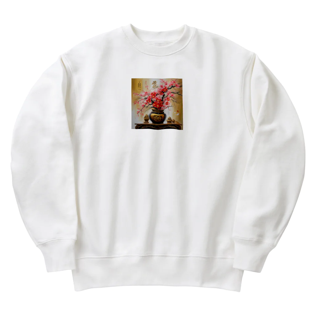 style2469の金運爆上げ風水画 Heavyweight Crew Neck Sweatshirt