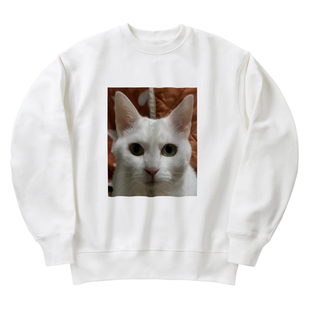 itinoriの白猫バニラ Heavyweight Crew Neck Sweatshirt