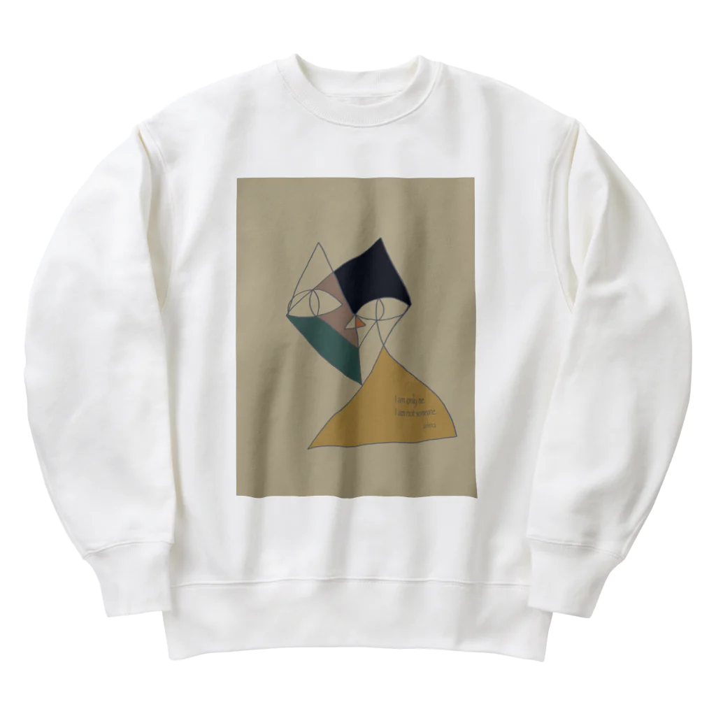 sorbericaの一筆書きネコ Heavyweight Crew Neck Sweatshirt